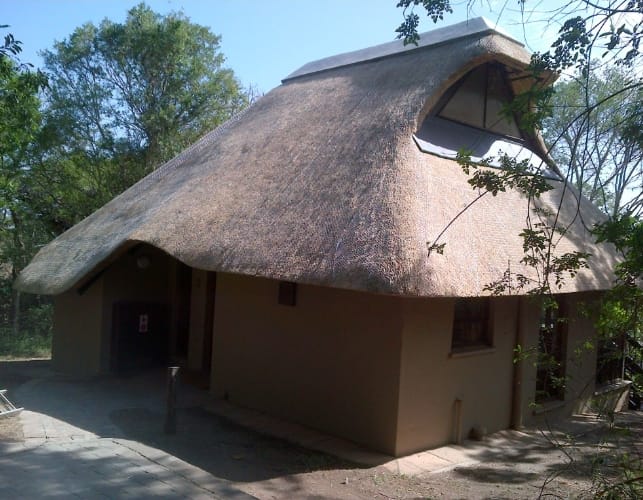 Completed thatched roof at Hluhluwe Game Reserve